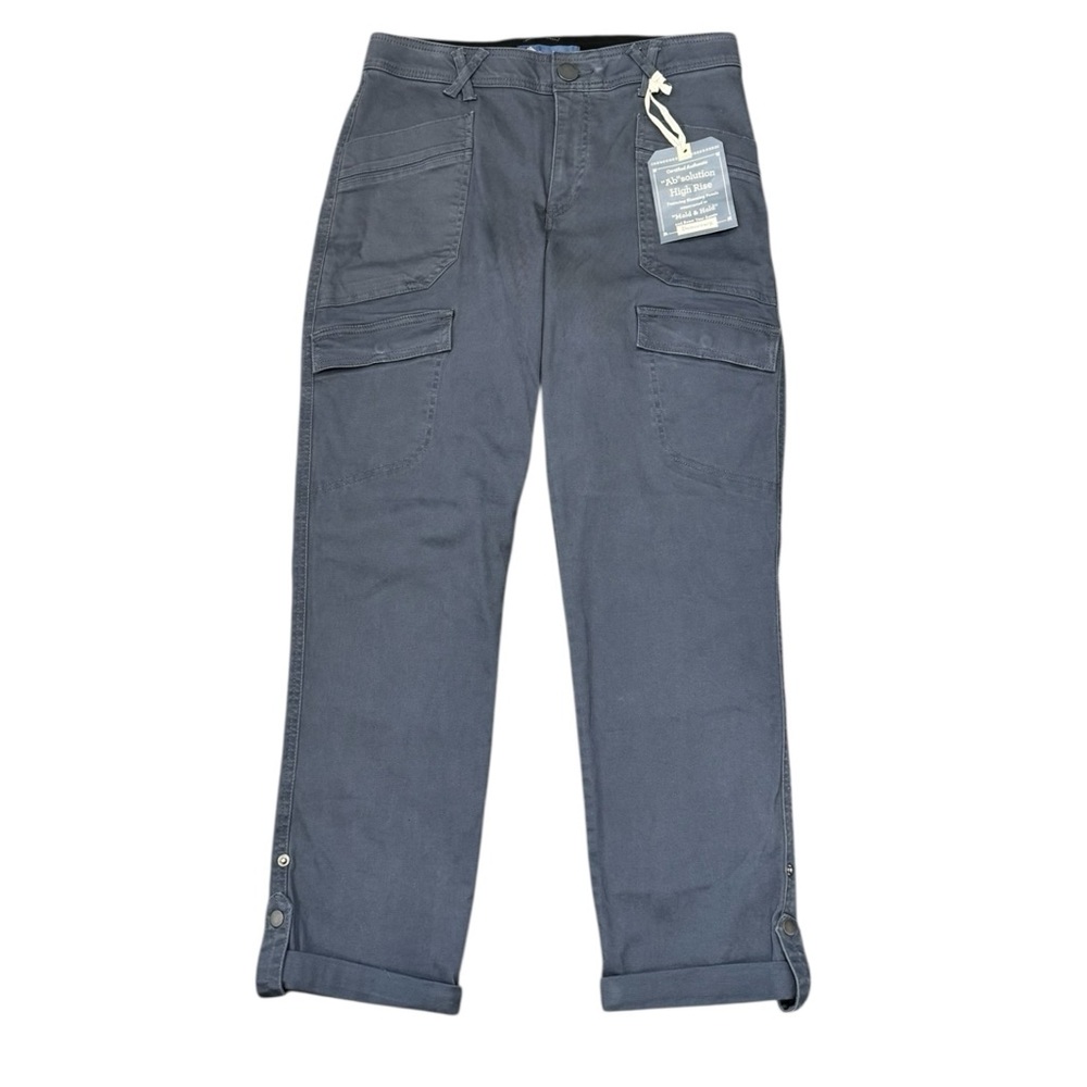 Democracy Slate Blue Utility Cargo Trousers